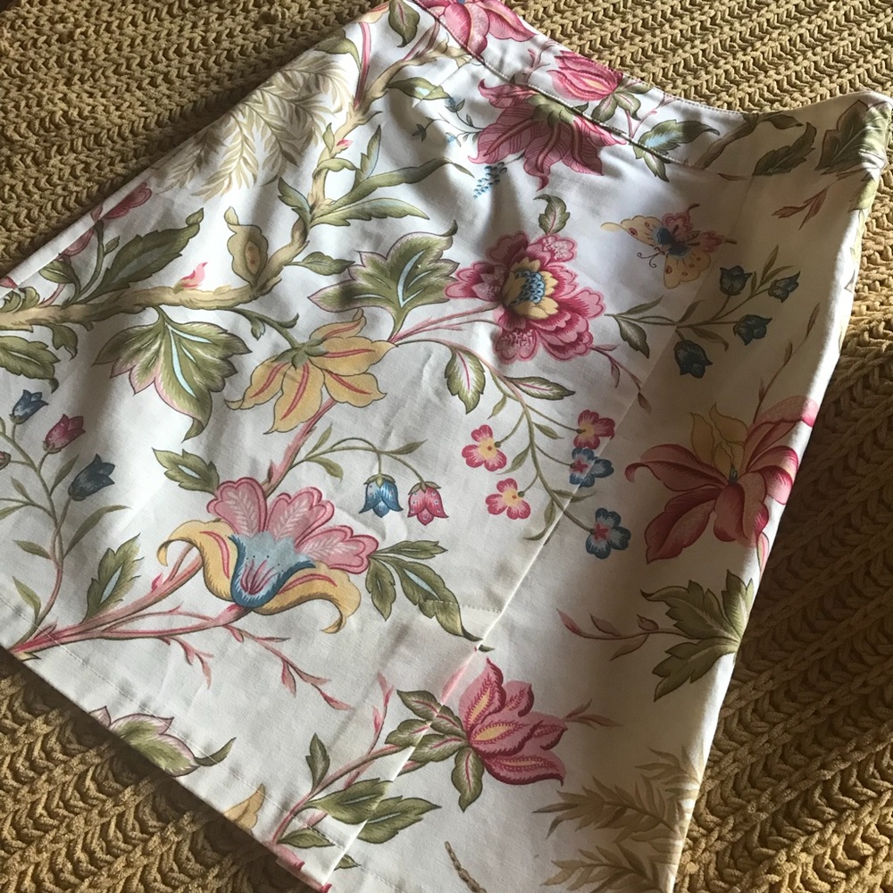 Talbots Floral Pencil Skirt 6